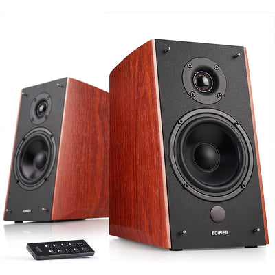 Edifier R2000DB Powered Bluetooth Bookshelf Speakers - Wood