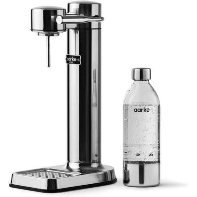 aarke - Carbonator III Premium - Sparkling & Seltzer Water Maker-Soda Maker with PET Bottle (Stainless Steel)