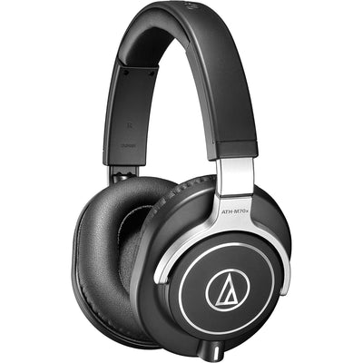 Audio-Technica ATH-M70X Closed-Back Dynamic Professional Studio Monitor Headphones, Blac
