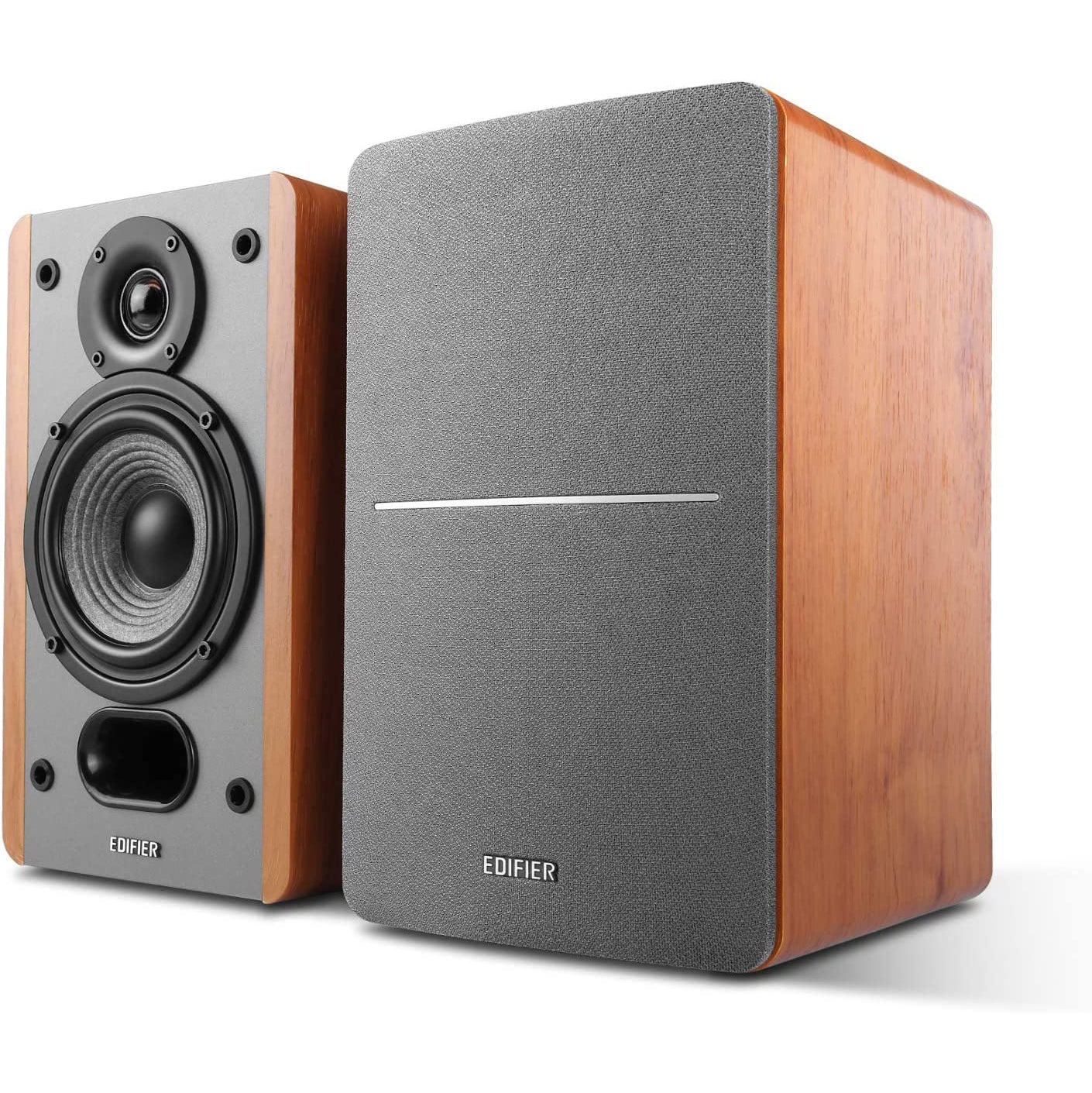 Edifier P12 Passive Bookshelf Speakers - Wood Color, Pair