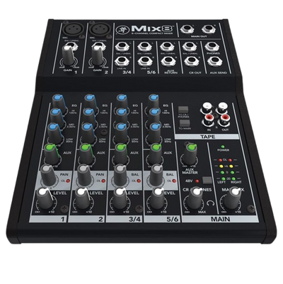 Mackie Mix8 8-Channel Compact Mixer