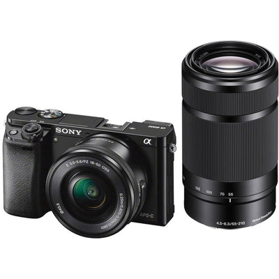 Sony Alpha a6000 Mirrorless Digital Camera with 16-50mm and 55-210mm