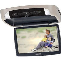Audiovox 10.2 inch overhead video monitor with built-in DVD player