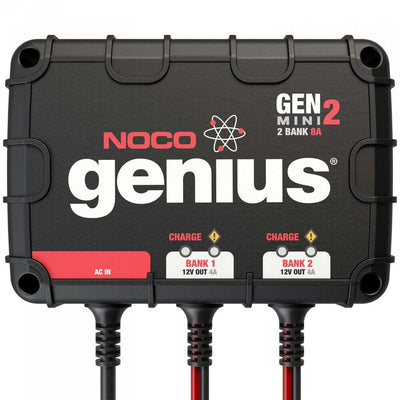 Noco 2-Bank 8 Amp On-Board Battery Charger