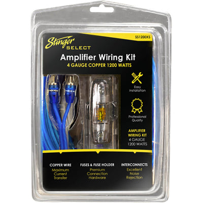 Stinger 4GA Copper 1200W Complete Wiring Kit