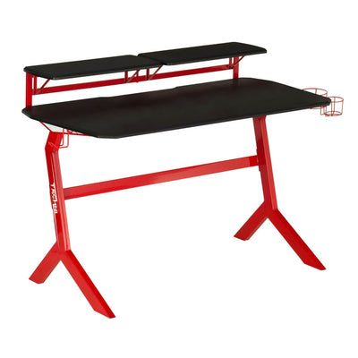 RTA Products Techni Sport Stryker Gaming Desk - Red