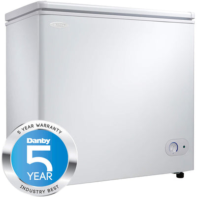 Danby 5.5 Cu. Ft. White Chest Freezer with 5 Year Warranty