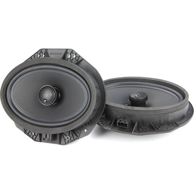 PowerBass 6x9 inch 2-Way Coaxial OEM Replacement Speakers - Ford / Lincoln