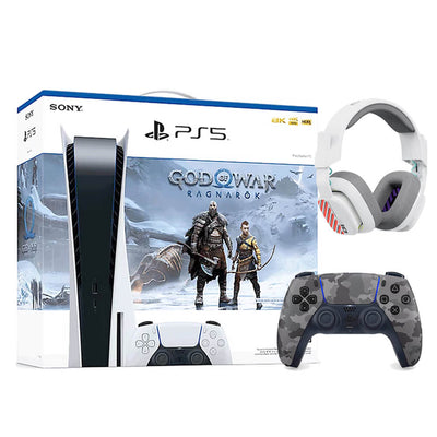 Sony PlayStation 5 God of War Ragnarök Disc Bundle with Astro Headset