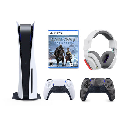 Sony PlayStation 5 God of War Ragnarök Disc Bundle with Astro Headset