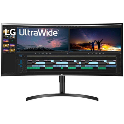 LG 38 inch Class 21:9 UltraWide™ QHD+ HDR IPS Curved Monitor