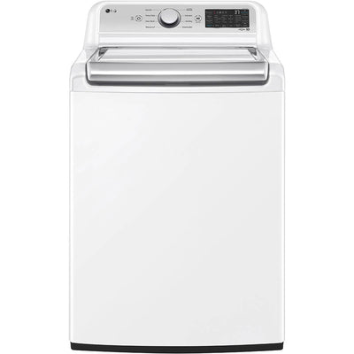 LG 5.3 Cu. Ft. White Top Load Washer with 4-Way Agitator & TurboWash3D™ Technology