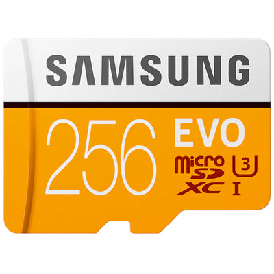 Samsung EVO microSD Memory Card - 256GB