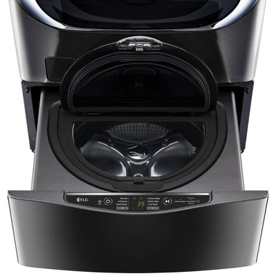 LG 1.0 Cu. Ft. Black Stainless SideKick™ Pedestal Washer