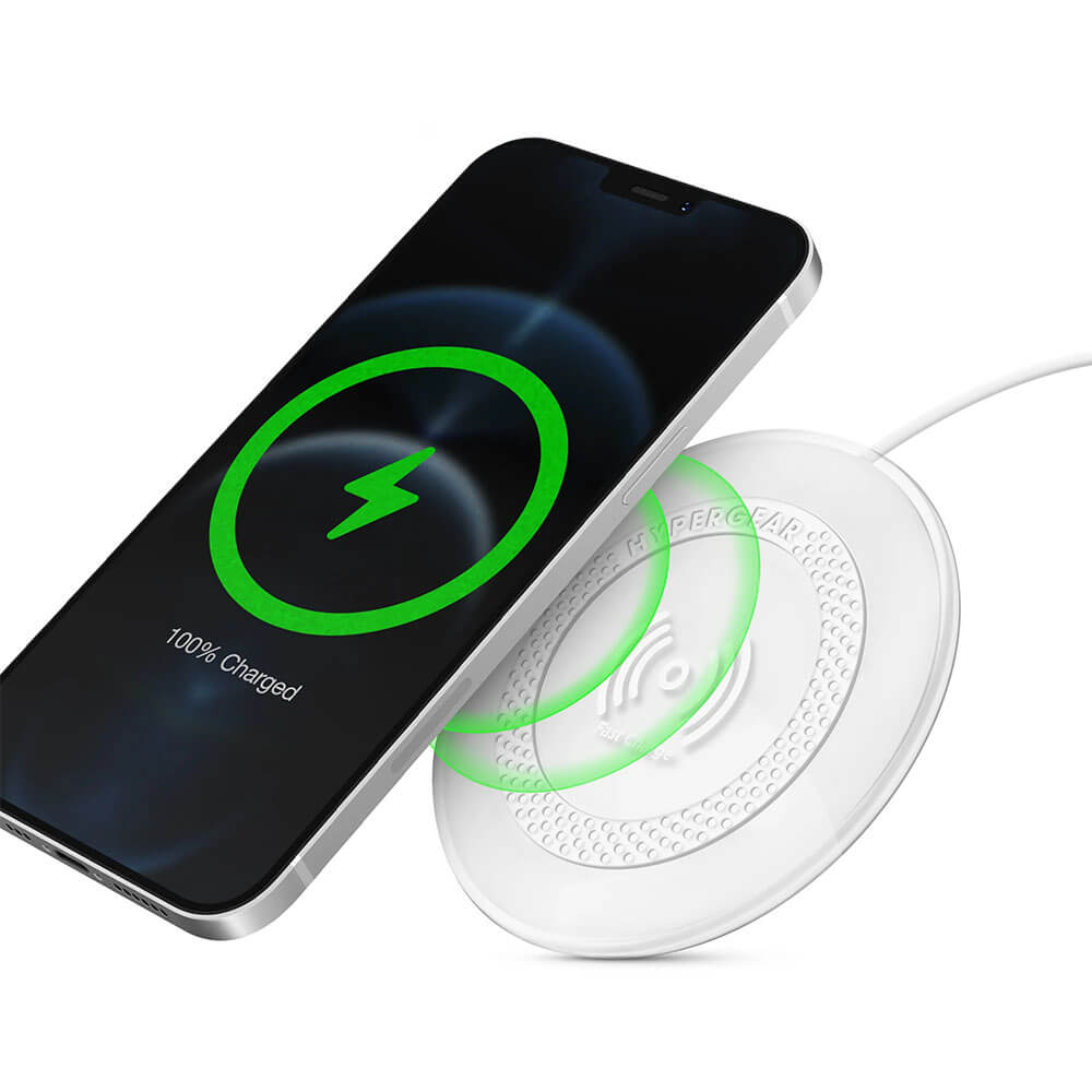 Hypergear ChargePad Pro 15W Wireless Fast Charger - White