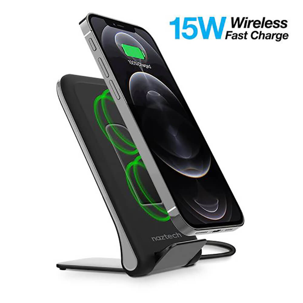 Naztech Power Stand 15W Foldable Fast Wireless Charger