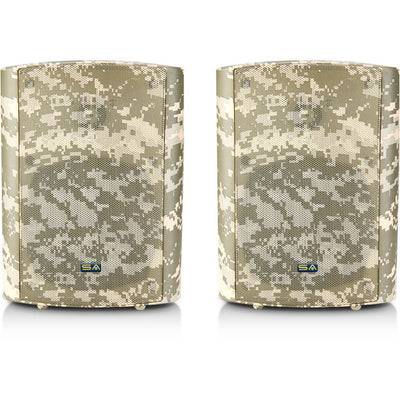 Sound Appeal BT Blast 6.5 inch Indoor/Outdoor Weatherproof Speakers (Pair) - Camouflage