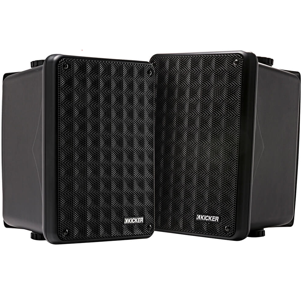 Kicker KB6 Outdoor/Indoor Speakers - Black