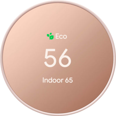 Google Nest Programmable Smart Wi-Fi Thermostat for Home - Sand