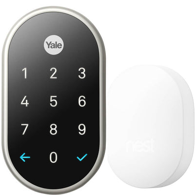 Google Nest Smart Lock with Nest Connect - Satin Nickel