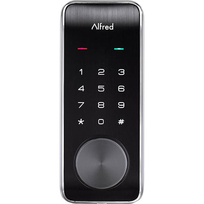 Alfred DB2-B Smart Door Lock with Bluetooth and keyed-entry - Chrome
