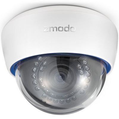 ZModo 720p HD PoE IP Network Dome Camera with Audio