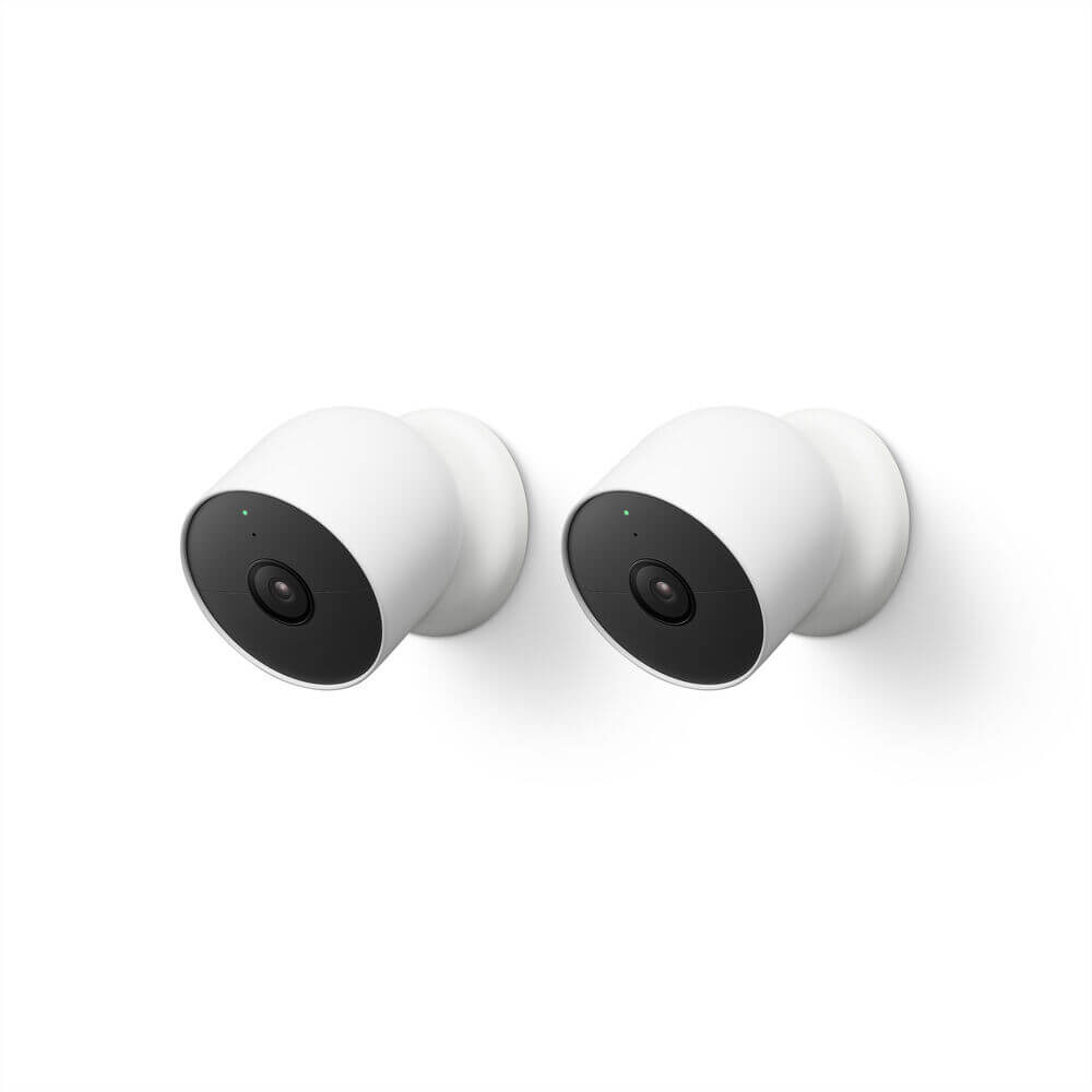 Google Nest 1080p Indoor/Outdoor Camera (Battery, 2-pack)