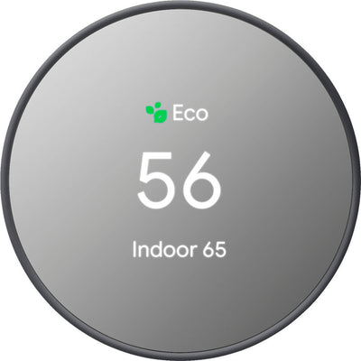 Google Nest Programmable Smart Wi-Fi Thermostat for Home - Charcoal