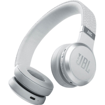 JBL Live 460NC White Wireless On-Ear Headphones