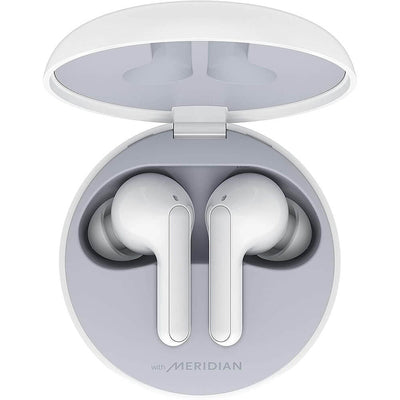 LG TONE Free Bluetooth® Wireless Stereo Earbuds (White) with Meridian Audio