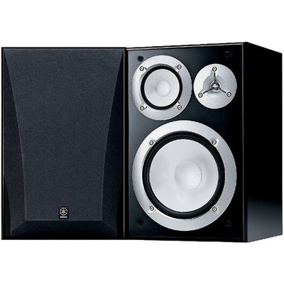 Yamaha 3-Way Bookshelf Black Stereo Speakers