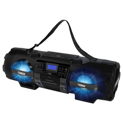 Naxa MP3/CD Bass Reflex Boombox & PA System with Bluetooth®