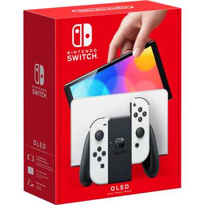 Nintendo Switch - OLED Model with White Joy-Con - White