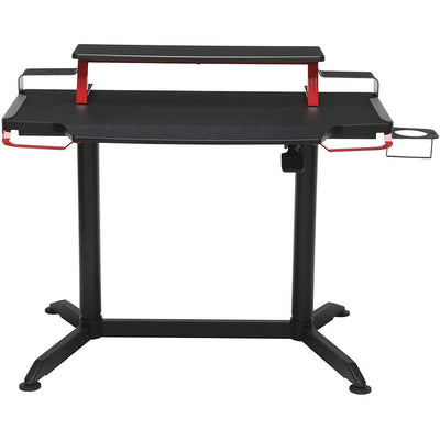 Respawn 3000 Computer Red Ergonomic Height Adjustable Gaming Desk