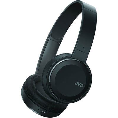 JVC Colorful Bluetooth Wireless Headphones - Black