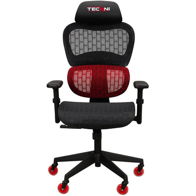 RTA Products AIRFLEX Cool Mesh Gaming Chair - Red